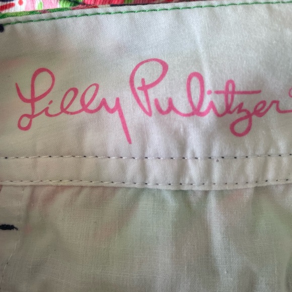 Lilly Pulitzer 'The Callahan' Tropical Leaf Print Women's Shorts, Sz 00 Juniors - Picture 7 of 9